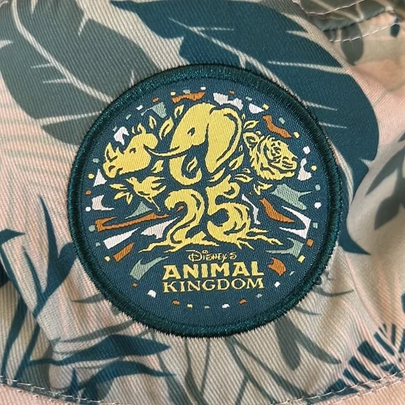 Disney Parks Animal Kingdom 25th Anniversary Cap Bucket Hat - Picture 4 of 5